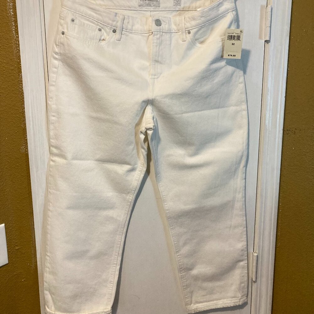 Lucky Brand women's size 14 / 32 waist mid rise slim boyfriend fit SIENNA jeans